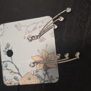 Silver Rays Earrings